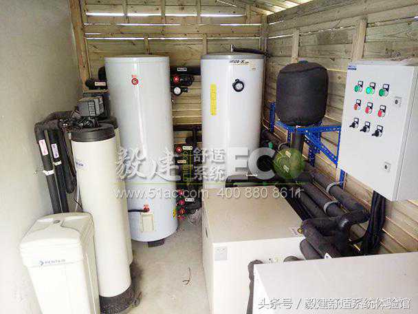 吴江太阳湖大花园别墅地源热泵空调地暖生活热水三合一施工实例