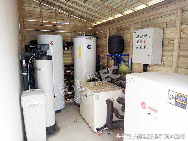 吴江太阳湖大花园别墅地源热泵空调地暖生活热水三合一施工实例